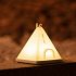 Cordless Tent Night Light Portable Rechargeable 3 level Brightness Adjustable Night Lamp For Outdoor Camping Hiking Khaki
