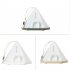 Cordless Tent Night Light Portable Rechargeable 3 level Brightness Adjustable Night Lamp For Outdoor Camping Hiking Khaki