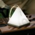 Cordless Tent Night Light Portable Rechargeable 3 level Brightness Adjustable Night Lamp For Outdoor Camping Hiking Khaki