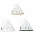 Cordless Tent Night Light Portable Rechargeable 3 level Brightness Adjustable Night Lamp For Outdoor Camping Hiking Khaki