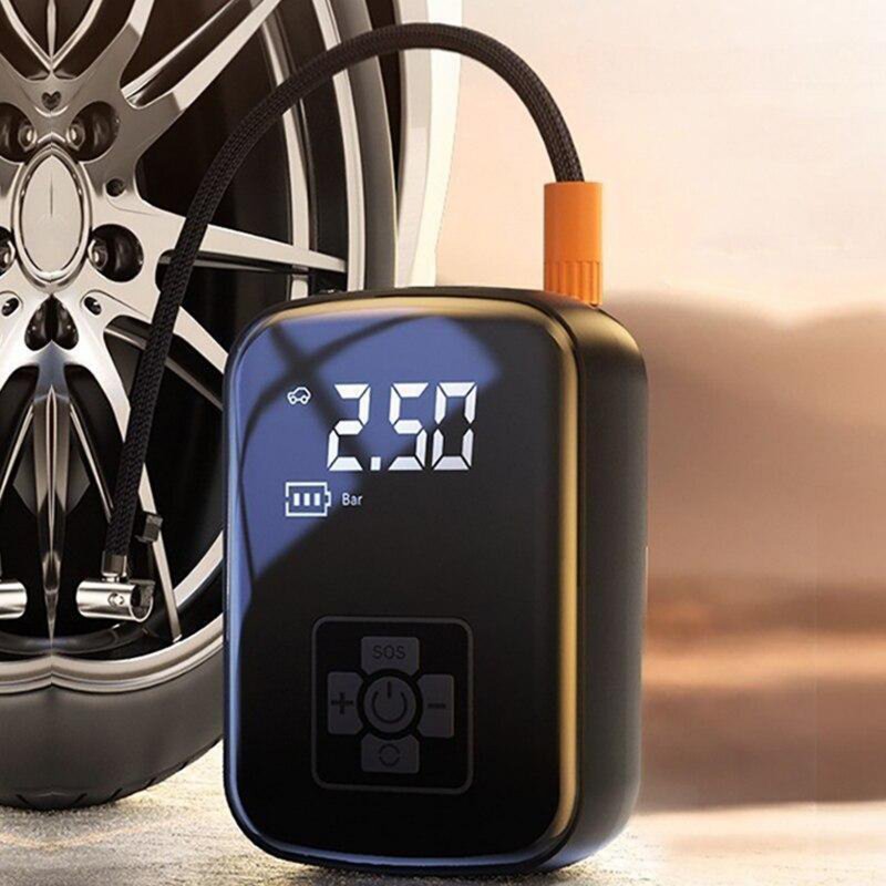 Cordless Tire Inflator Portable Air Compressor 150PSI Portable Tire Air Pump