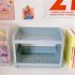 Cosmetic Storage  Container Jewelry Folding Rack Household Desktop Bathroom Oranginzer 3 Blue storage rack