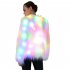 Cosplay Chrismas Festival Holloween Costume Faux Fur Coat Club Party LED Light white XXL