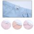 Cotton Breathable Adjustable Pregnant High waist Shorts Panties with Cartoon Pattern Seamless Underwear Gift Pink XXXL