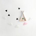 Cotton Cloud  Ornaments Wall Decoration For Room Tent Bed Curtain Decoration Photography Props White + pink cloud