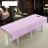Cotton Fashion Beauty Salon Body Spa Massage Table Cloth Bed Cover Sheet with Face Hole Pure Color Pink 80   190cm