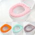 Cotton Fuzzy Soft Winter Toilet Seat Warmer Cover Practical Household O type Cushion
