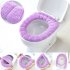 Cotton Fuzzy Soft Winter Toilet Seat Warmer Cover Practical Household O type Cushion