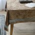 Cotton Linen Flannel Table  Cloth For Indoor Outdoor Decorative Table Cover 90 90cm