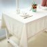 Cotton Linen Tablecloth Protective Table Cover For Home Living Room Kitchen 100 140cm