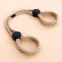 Cotton Rope Cuffs Handcuffs Ankle Cuff Restraints Bondage Bracelet BDSM Fetish Adult Sex Toys For Couples Exotic Accessories black