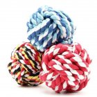 Cotton Rope Dog Toys For Puppy Large Medium Dogs, Indestructible Bite-Resistant Teeth-Cleaning Chewing Pet Toys, Funny Interactive Playing Props Large (8.5cm)