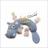 Cotton  Rope  Pet  Sound  Toys With Animal shaped Plush Body Bite resistant Teeth Cleaning Dogs Supplies Interactive Stress Relief Props Cotton rope fox