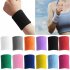 Cotton Sweatband Moisture Wicking Athletic Terry Cloth Wristband for Tennis  Basketball  Running  Gym  Working Out Black 8   10CM