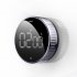 Countdown Timer Manual Digital Kitchen Countdown Alarm Clock Mechanical Cooking Timer Alarm black