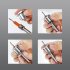 Counter Sink Drill Bit With Adjustment Wrench Woodworking Router Bit Milling Cutter Screw Extractor 4mmx8mm