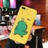 Couple Cute Cartoon Yellow Green Small Dinosaur Mobile Phone Protection Shell Phone Case Phone Cover For OPPO yellow OPPO A5 A3S 4g version