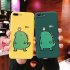 Couple Cute Cartoon Yellow Green Small Dinosaur Mobile Phone Protection Shell Phone Case Phone Cover For OPPO ArmyGreen OPPO K1 R15X
