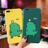 Couple Cute Cartoon Yellow Green Small Dinosaur Mobile Phone Protection Shell Phone Case Phone Cover For OPPO yellow OPPO Z5X