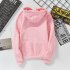 Couple Fleece Loose Thickened Long Sleeve Pocket Sweatshirts Hoody red M