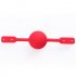 Couple Silicone Gag Ball BDSM Bondage Restraints Open Mouth Breathable Sex Ball Harness Strap Gag Sex Toy Pink