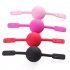 Couple Silicone Gag Ball BDSM Bondage Restraints Open Mouth Breathable Sex Ball Harness Strap Gag Sex Toy Pink