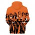 Couple Women Men American Drama Orange Is the New Black 3D Printing Hoodie Tops 1  L