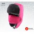 Couple Women Men Winter Waterproof Velvet Warm Winter Earmuffs Hat Cap black L  58 60cm 