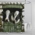 Cow Head Printing Shower  Curtain Waterproof Bathroom Hanging Curtain Decor yul 1839 Pasture Cow 180 180cm