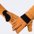 Cowhide Pet  Gloves Super Soft Cotton Lining Anti scratch Anti bite Thickened Bath Protective Gloves