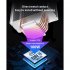 Cpu Air Cooler 6 Heat Pipe Mute External Light emitting 12cmcpu Cooling Fan Desktop Computer Cpu Radiator black