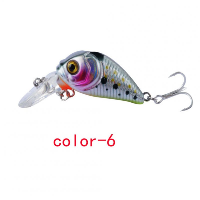 Crankbait Fishing Lure 7.3cm/8.22G Plastic Artificial Hard Bait 6# Hook Bassbaits Fishing Set Tackle color-6_7.3cm/8.22G