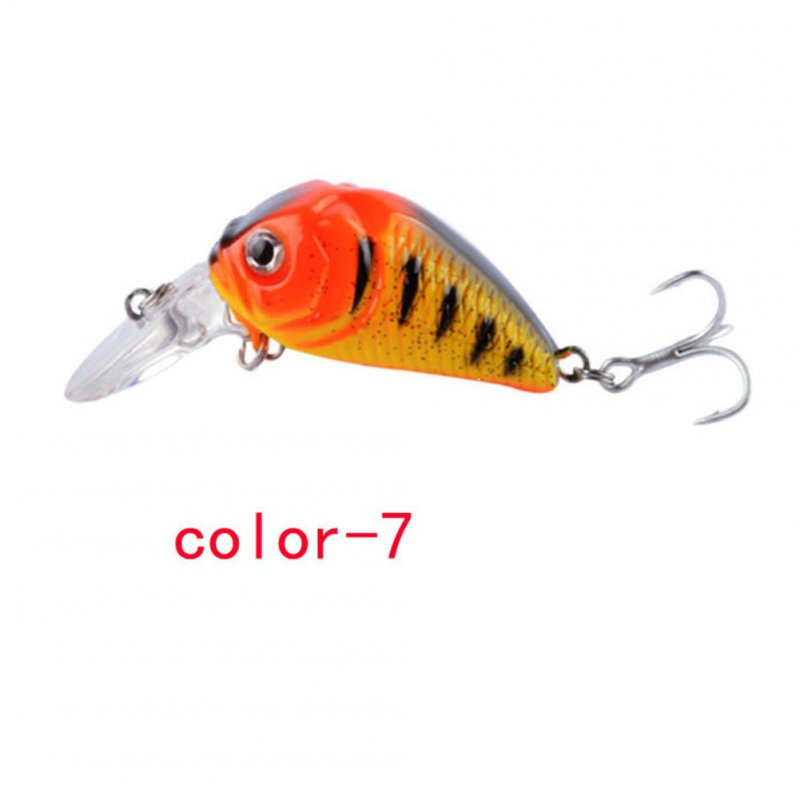 Crankbait Fishing Lure 7.3cm/8.22G Plastic Artificial Hard Bait 6# Hook Bassbaits Fishing Set Tackle color-7_7.3cm/8.22G