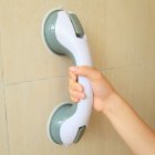 Creative Bathroom Secure Handrail with Sucking Disk Anti slip Armrest  Gray green