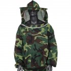 Creative Bee Protecting Suit Beekeeping Jacket Smock Equipment  camouflage green