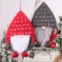 Creative Calendar Forest Old Man Christmas Ornaments Wall Party Pendant Decorations  Gray