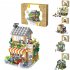 Creative City Street View Shop Building Blocks Toys House Architecture Puzzle Figures Bricks Toys For Kids bookstore