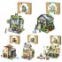 Creative City Street View Shop Building Blocks Toys House Architecture Puzzle Figures Bricks Toys For Kids bookstore