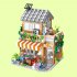 Creative City Street View Shop Building Blocks Toys House Architecture Puzzle Figures Bricks Toys For Kids flower shop