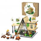 Creative City Street View Shop Building Blocks Toys House Architecture Puzzle Figures Bricks Toys For Kids camping tent