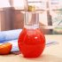 Creative Clear Plastic Light Bulb Juice Water Beverage Bottle Drink Cup without Drinking Straw 500 ml