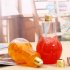 Creative Clear Plastic Light Bulb Juice Water Beverage Bottle Drink Cup without Drinking Straw 500 ml