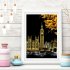 Creative DIY Scratch Bright City Night View Scraping Painting World Sightseeing Pictures as Gifts