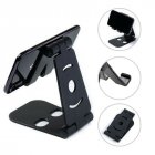 Creative Desktop Mobile Phone Stand Double Folding Portable Stand Tablet Stand Black
