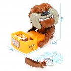 Creative Dog Biting Toys Funny Stealing Bones Electric Dog Biting Parent child Interactive Game Tricky Toys For Gifts Small 410g
