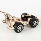 Creative Electric Wooden Racing Technology Car Assembly Science Experiment Manual DIY Toy Phantom Racing car