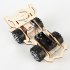 Creative Electric Wooden Racing Technology Car Assembly Science Experiment Manual DIY Toy Phantom Racing car