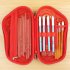Creative Pencil Case 3d Motorcycle Car Zipper Pen Bag Stationery Organizer Storage Pouch For Students Gifts  F1 racing red 