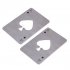 Creative Poker Card Shaped Bottle Opener Stainless Steel Beer Wine Openers Cap Lifter Bar Kitchen Tool4P8S