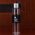 Creative Portable Leak proof Glass Water Bottle Thick Cup Bottom Sports Space Cup